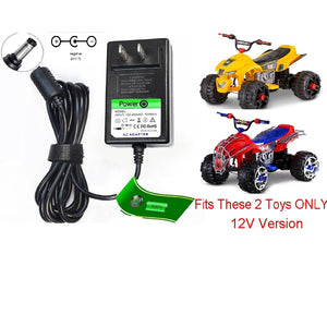 12V Circle Charger for Kid Trax 12 Volt Cat Spiderman Four Wheeler ATV Trend Times Variant 0