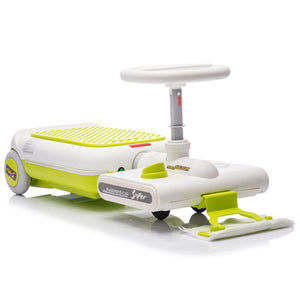 12V Kids Cleaning Go-Kart with Extendable Mop, 35W Motor, Adjustable Speed 1.86-2.49 MPH, Ages 3-6, Green Trend Times 15