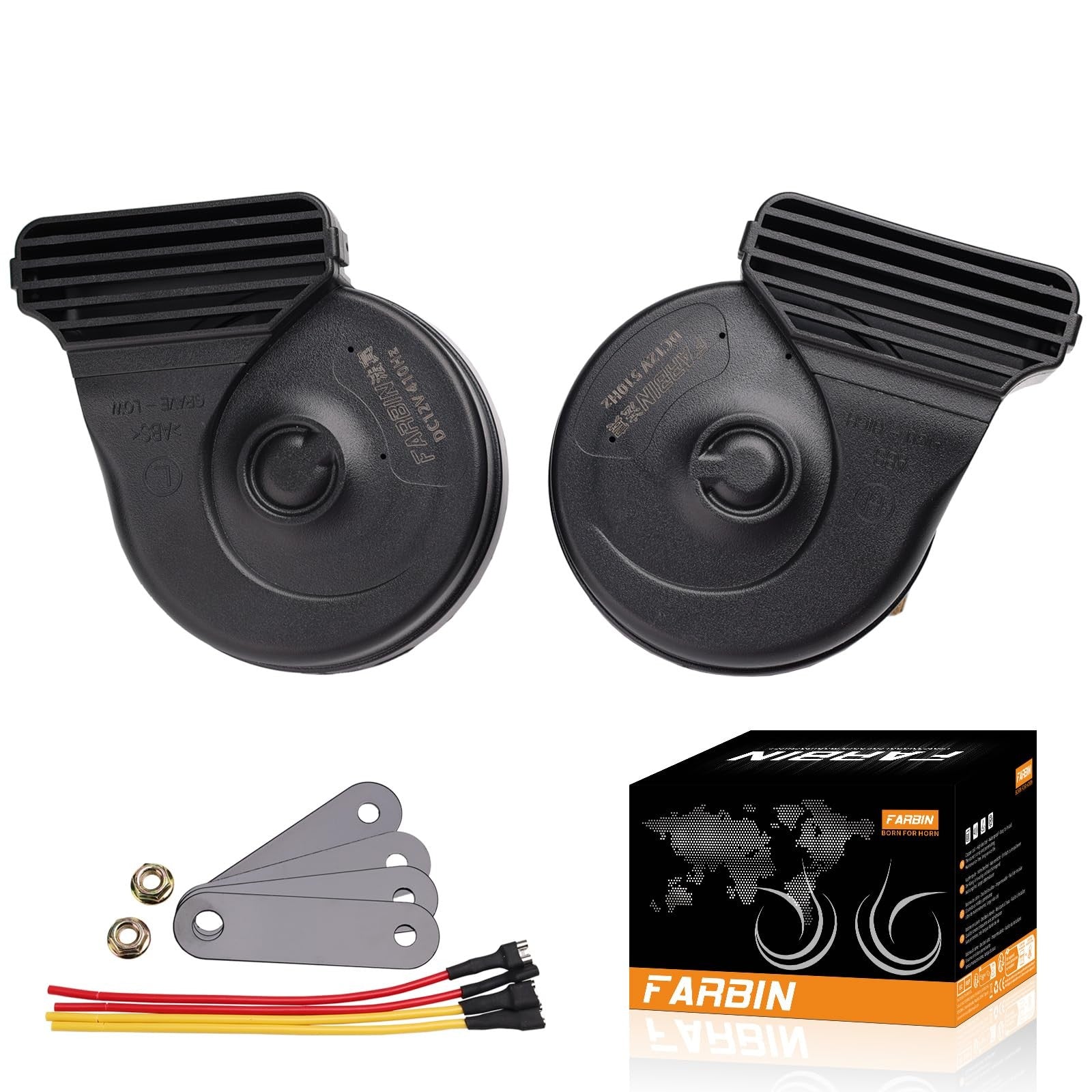 12V Compact Waterproof Car and Train Horn with High and Low Tones, Super Loud Trend Times 0