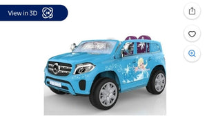 12V Disney Frozen Mercedes GLS 320 Powered Ride-On Car for Girls Ages 3 to 5 Trend Times 6