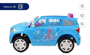 12V Disney Frozen Mercedes GLS 320 Powered Ride-On Car for Girls Ages 3 to 5 Trend Times 8