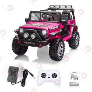 12V Electric Battery-Powered Kids Ride-On Jeep Toy Car 2-Seater with Remote Control and MP3 Player Trend Times 11