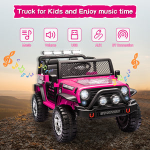 12V Electric Battery-Powered Kids Ride-On Jeep Toy Car 2-Seater with Remote Control and MP3 Player Trend Times 5