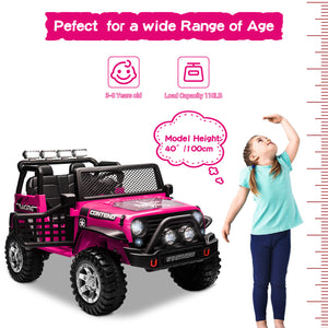 12V Electric Battery-Powered Kids Ride-On Jeep Toy Car 2-Seater with Remote Control and MP3 Player Trend Times 6