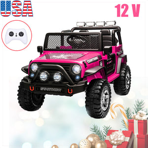 12V Electric Battery-Powered Kids Ride-On Jeep Toy Car 2-Seater with Remote Control and MP3 Player Trend Times Variant 0