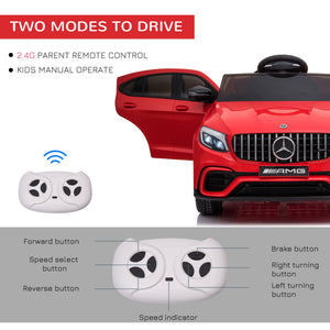 12V Battery-Powered Electric Riding Car Toy for Toddlers Mercedes Benz Coupe Trend Times 17