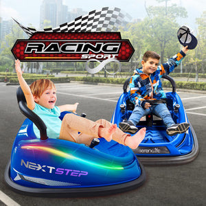 12V Electric Kids Bumper Car with Remote Control, 360° Spin and LED Lights Trend Times 6