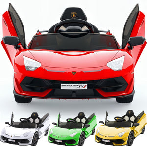12V Licensed Lamborghini Electric Ride-On Car for Kids with 2 Speeds Battery Powered Toy Trend Times 10