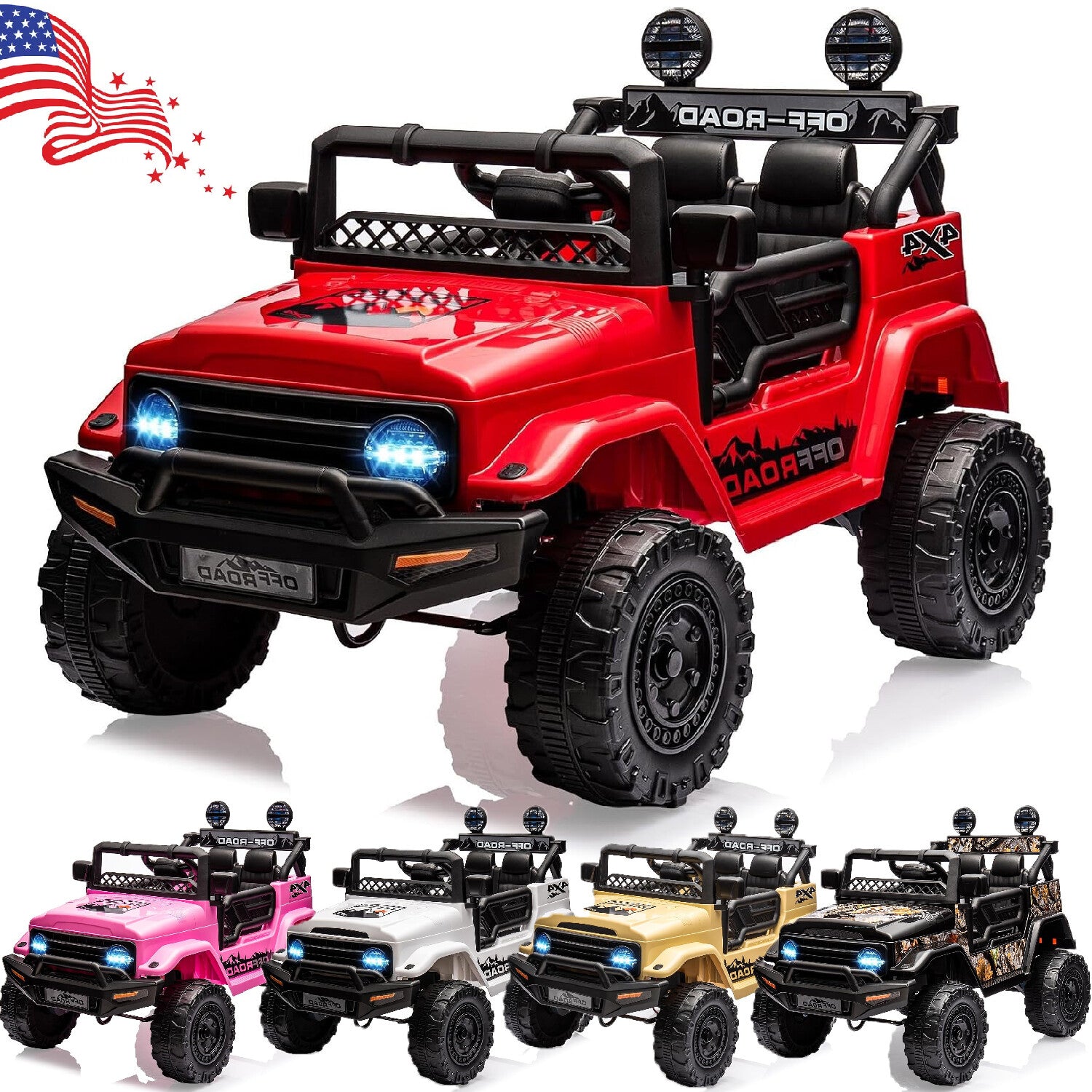 12V Battery Powered Ride-On Truck with Remote Control for Kids Trend Times 1
