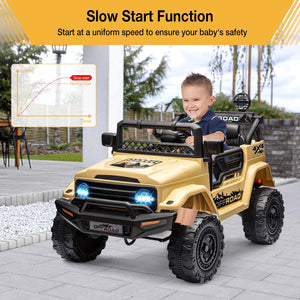 12V Battery Powered Ride-On Truck with Remote Control for Kids Trend Times 12