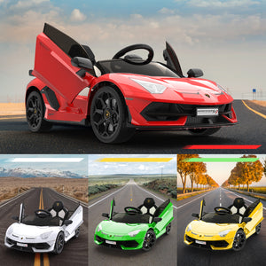 12V Licensed Lamborghini Electric Ride-On Car for Kids with Hydraulic Doors Trend Times 9