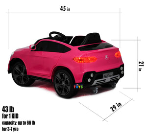 12V Electric Kids R/C Car with MP4 Screen Licensed Mercedes-Benz in Multiple Colors Trend Times 12