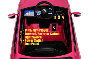 12V Electric Kids R/C Car with MP4 Screen Licensed Mercedes-Benz in Multiple Colors Trend Times 15