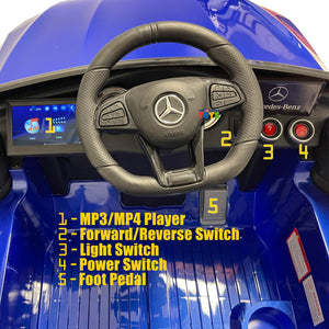 12V Electric Kids R/C Car with MP4 Screen Licensed Mercedes-Benz in Multiple Colors Trend Times 7