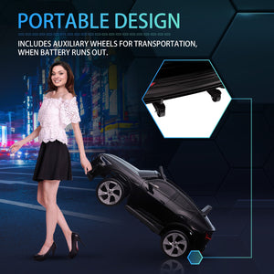 12V Electric Ride-On Car for Kids with Remote Control, Safety Belt, and LED Lights in Black Trend Times 10