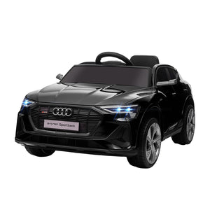 12V Electric Ride-On Car for Kids with Remote Control, Safety Belt, and LED Lights in Black Trend Times 3