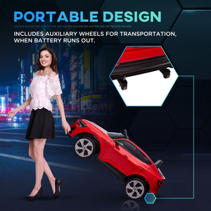 12V Electric Kids Car with Remote Control, Safety Belt, and LED Lights – Red Trend Times 7