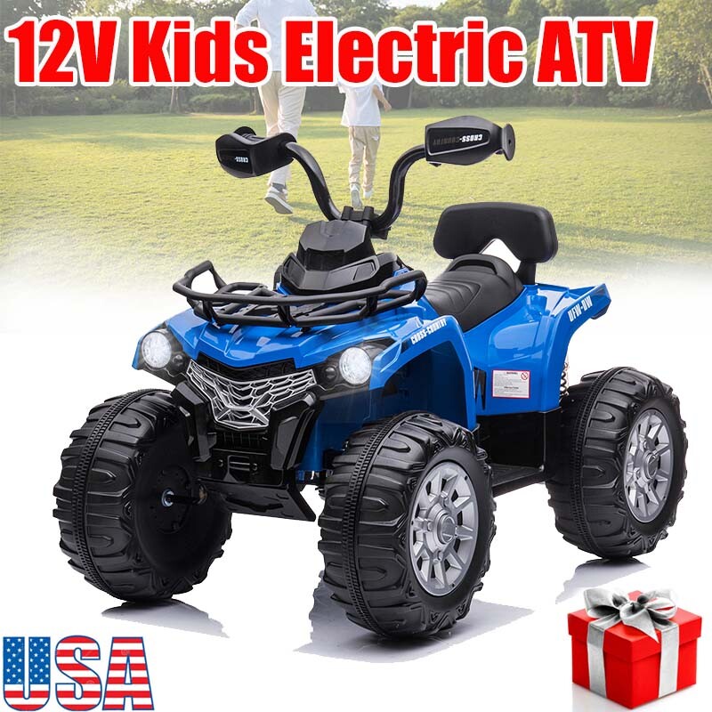 12V Electric 4-Wheel Ride-On ATV Car for Kids Ages 3-6 Trend Times 0