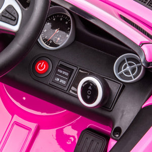12V Electric Ride-On Car for Kids with Parental Remote Control, Dual Motors, Music, and Lights in Pink Trend Times 9