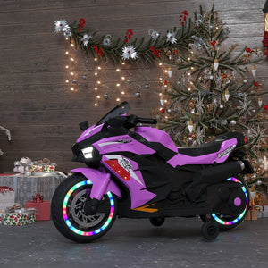 12V Electric Ride-On Motorcycle for Kids with Lights, Wheels, and Bluetooth Music Trend Times Variant 0