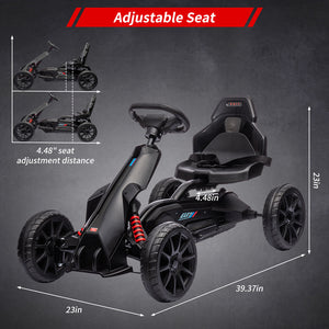 12V Electric Drift Kart for Kids with 35W Motor and Adjustable Speed for Ages 3-6 Trend Times 3