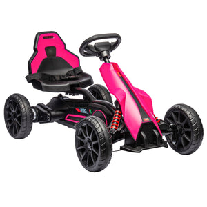 12V Electric Pink Go-Kart for Kids with Adjustable Speed Trend Times Variant 0