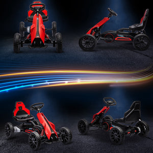 12V Electric Kids Go-Kart with Adjustable Speed, Red Trend Times 7
