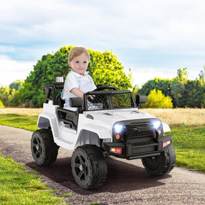 12V Electric Ride-On Truck Car Toy for Kids with Seat Belt, Music, and Remote Control Trend Times 4