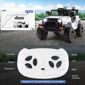 12V Electric Ride-On Truck Car Toy for Kids with Seat Belt, Music, and Remote Control Trend Times 6