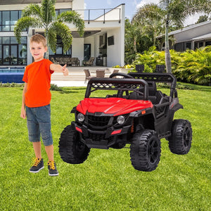 12V Electric Ride-On Truck Car Toy for Kids with Seat Belt and Remote Control Trend Times 1