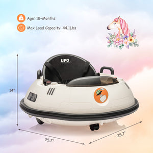 12V Electric Ride-On Bumper Car for Toddlers with Remote Control Trend Times 3