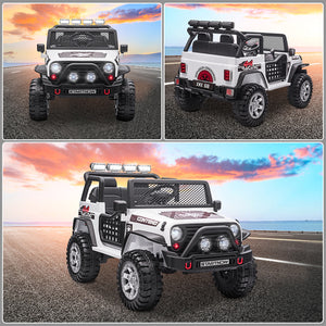 12V Electric 2-Seater Kids Ride-On Jeep Truck Toy with Bluetooth and Remote Control Trend Times 12