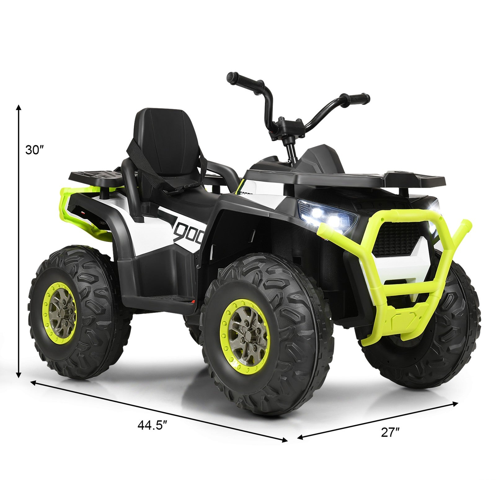 12V Electric Kids Ride-On ATV 4-Wheeler Quad with LED Lights and Music Trend Times 1
