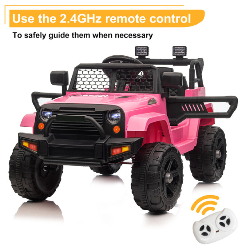 12V Electric Kids Ride-On Jeep with Dual Drive and 2.4G Remote Control Trend Times 0