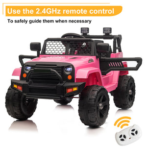 12V Electric Kids Ride-On Jeep with Dual Drive and 2.4G Remote Control Trend Times Variant 0