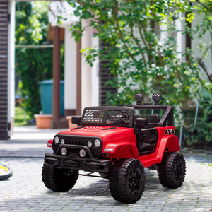 12V Electric Kids Ride-On Off-Road Truck Toy with Parent Remote Control Red Trend Times 1