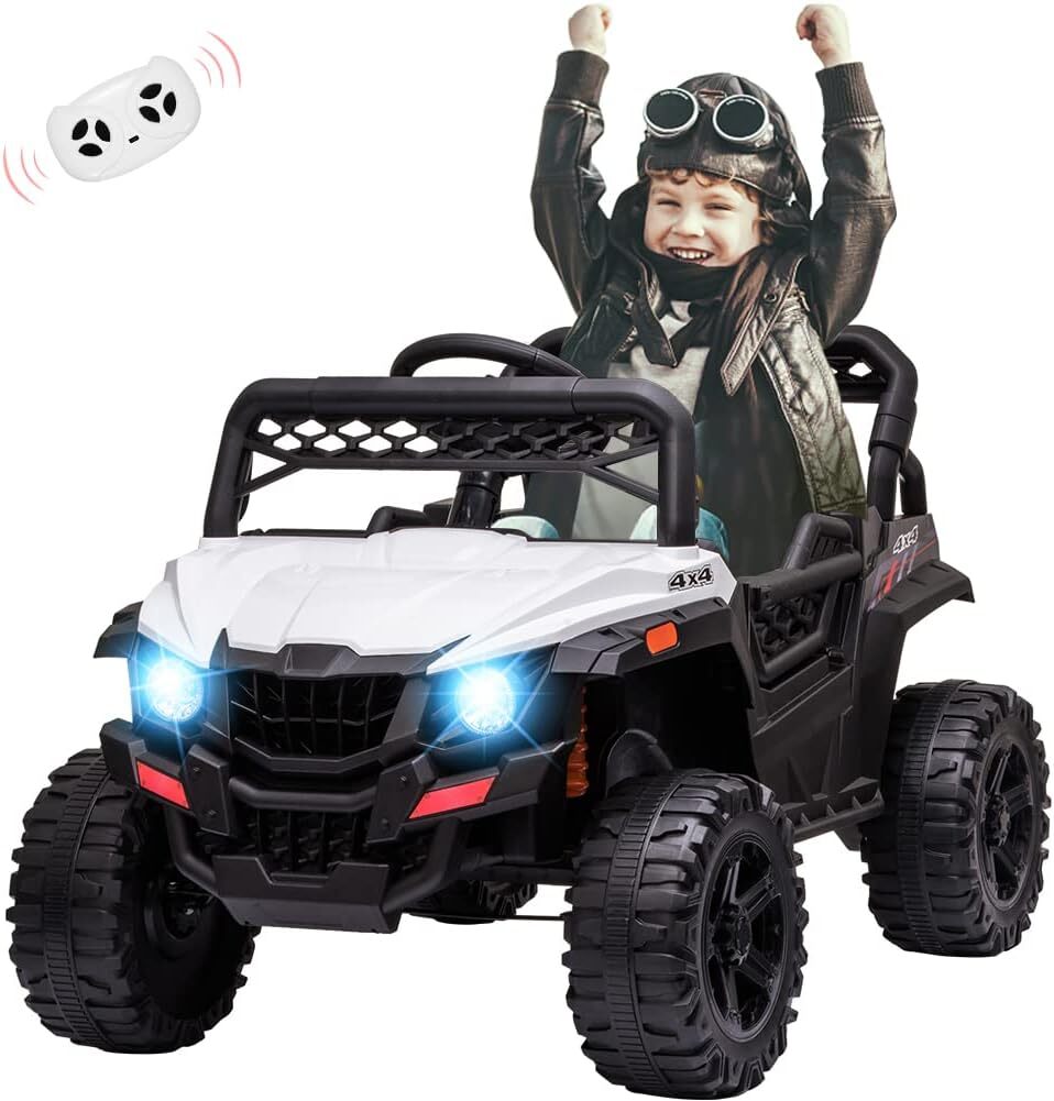 12V Electric Kids Ride-On Truck Toy with 3 Speeds, MP3, LED Lights, and Parent Remote Control Trend Times 1