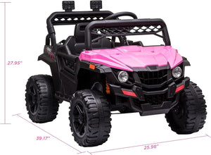12V Electric Kids Ride-On Truck Toy with 3 Speeds, MP3, LED Lights, and Parent Remote Control Trend Times 11
