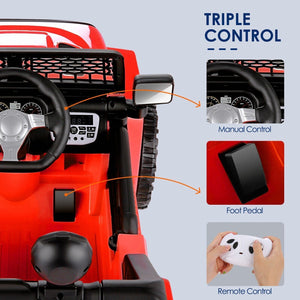 12V Electric Kids Ride-On Truck with MP3, LED Lights, and Remote Control Trend Times 3