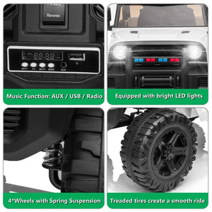 12V Electric Kids Ride-On SUV Truck with 3 Speeds, MP3, LED Lights, and Remote Control Trend Times 14