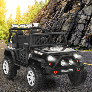 12V Electric Kids Ride-On Truck with MP3, Horn, and 2.4G Remote Control - Black Trend Times 2