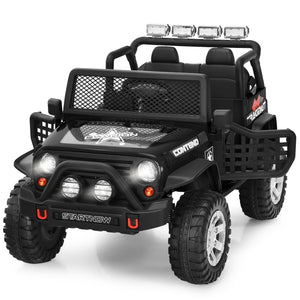 12V Electric Kids Ride-On Truck with MP3, Horn, and 2.4G Remote Control - Black Trend Times Variant 0