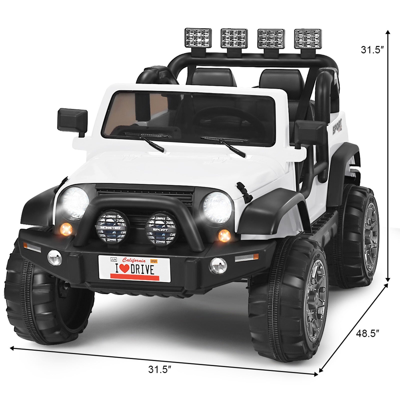 12V Electric Kids Ride-On Car with Remote Control, Storage Box, and Music Trend Times 1