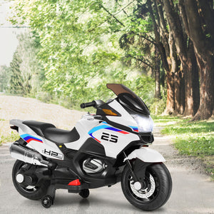 12V Electric Kids Ride-On Motorcycle with Training Wheels and Music Trend Times 2