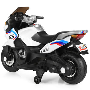 12V Electric Kids Ride-On Motorcycle with Training Wheels and Music Trend Times 5