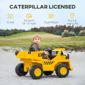 12V Electric Ride-On Excavator Toy with Remote-Controlled Bucket Shovel for Kids Ages 3-6 Trend Times 3
