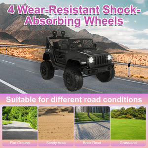 12V Electric Battery-Powered Kids Ride-On Truck with Remote Control Toy Car Trend Times 28