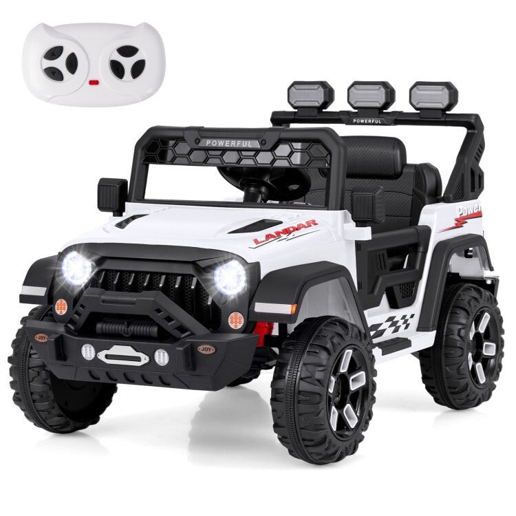 12V Electric Kids Ride-On Truck Toy with 2.4G Remote Control, Power Display, and 3-Speed Settings Trend Times 0