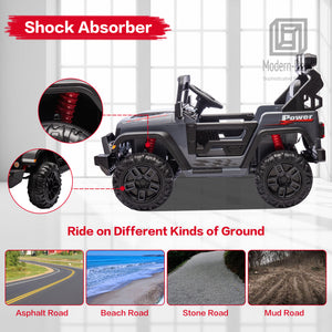 12V Electric Kids Ride-On Truck with Remote Control, DIY Stickers, Dual Motors, and MP3 Player Trend Times 17