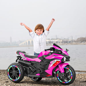 12V Battery-Powered Electric Three-Wheel Motorcycle Ride-On for Kids Trend Times 2